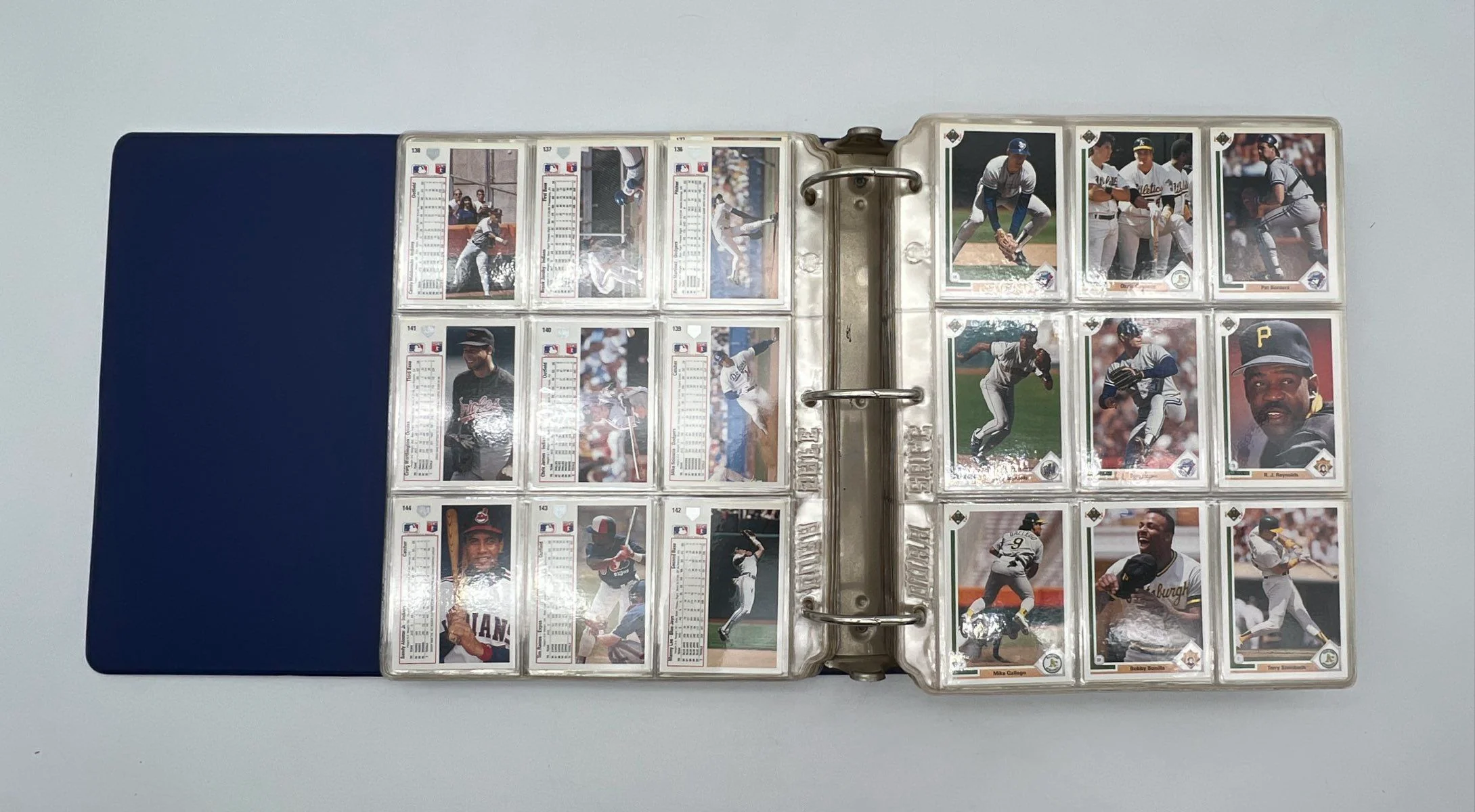 Baseball Card Lot Early 1990s Upper Deck Large Binder Collection See Photos - Image 3