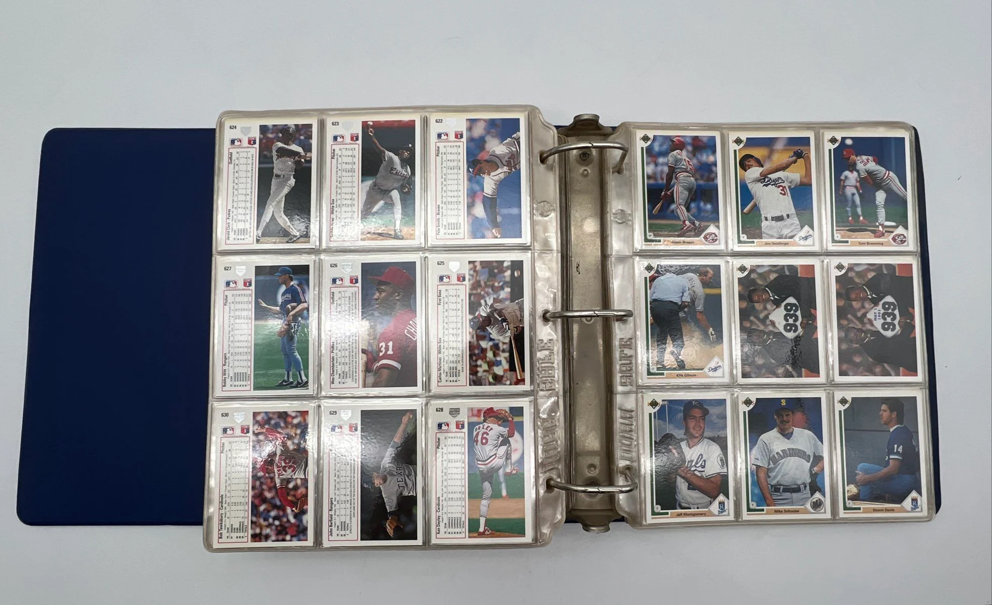 Baseball Card Lot Early 1990s Upper Deck Large Binder Collection See Photos - Image 7