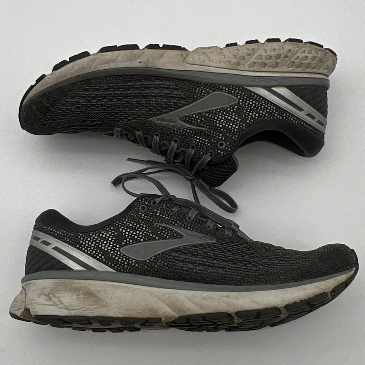 Brooks Ghost 11 Black Ebony Grey Men's Running Shoes Size 11 - Image 4