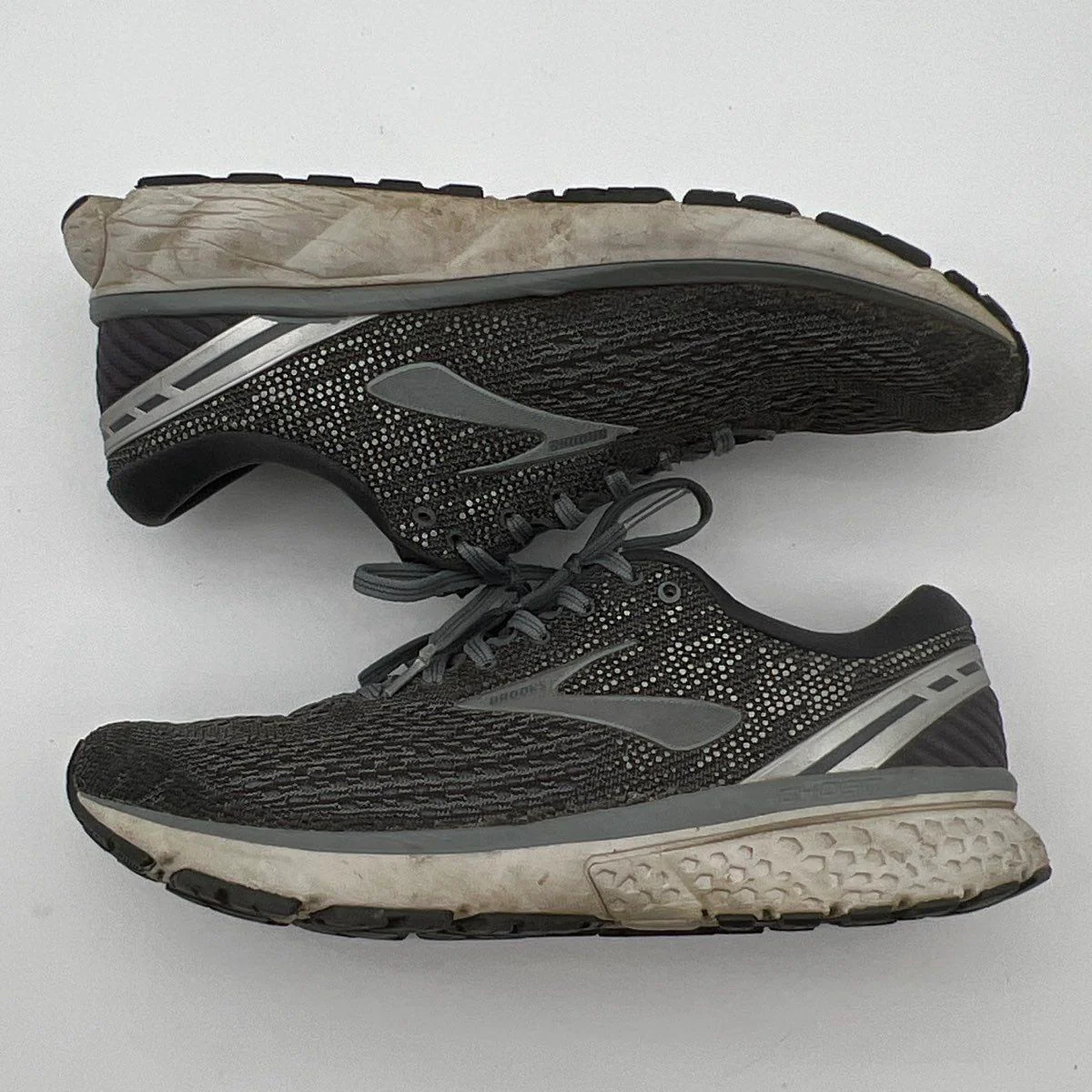 Brooks Ghost 11 Black Ebony Grey Men's Running Shoes Size 11 - Image 5