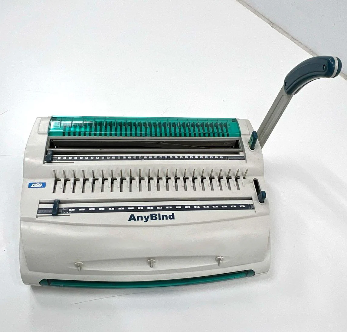 DSB AnyBind Manual Binding Machine Desktop Office Document Punch Binder 15 Inch