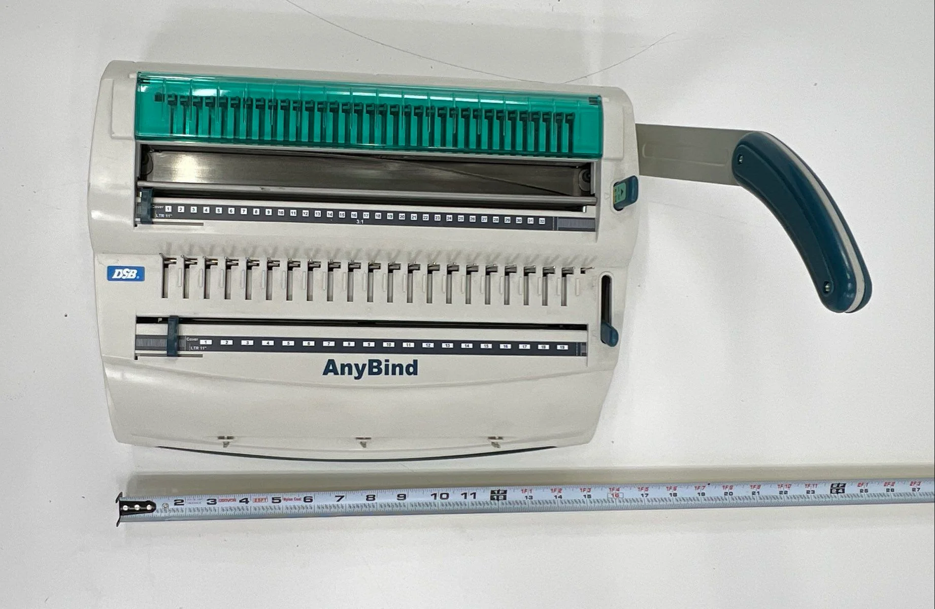 DSB AnyBind Manual Binding Machine Desktop Office Document Punch Binder 15 Inch - Image 2