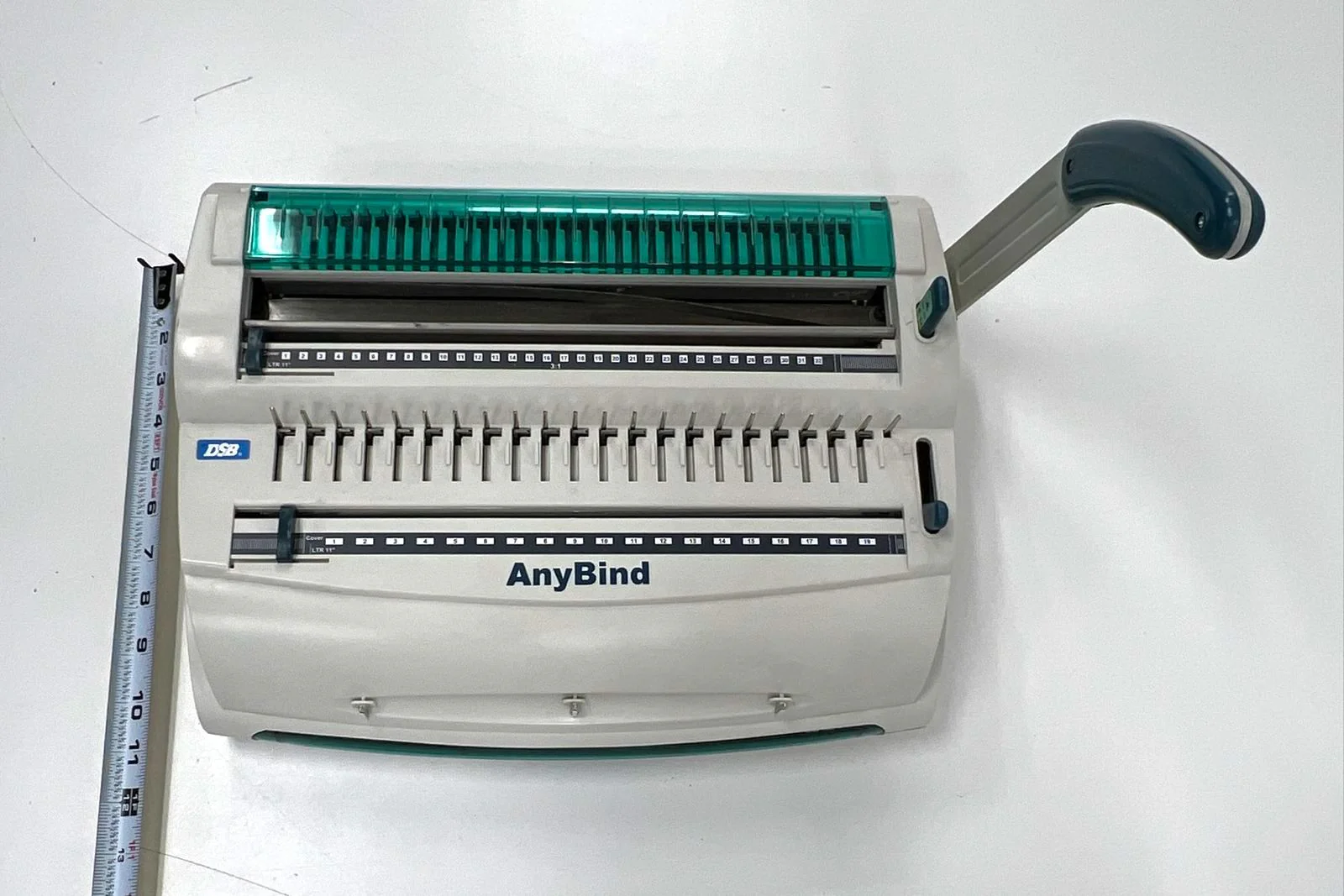 DSB AnyBind Manual Binding Machine Desktop Office Document Punch Binder 15 Inch - Image 7
