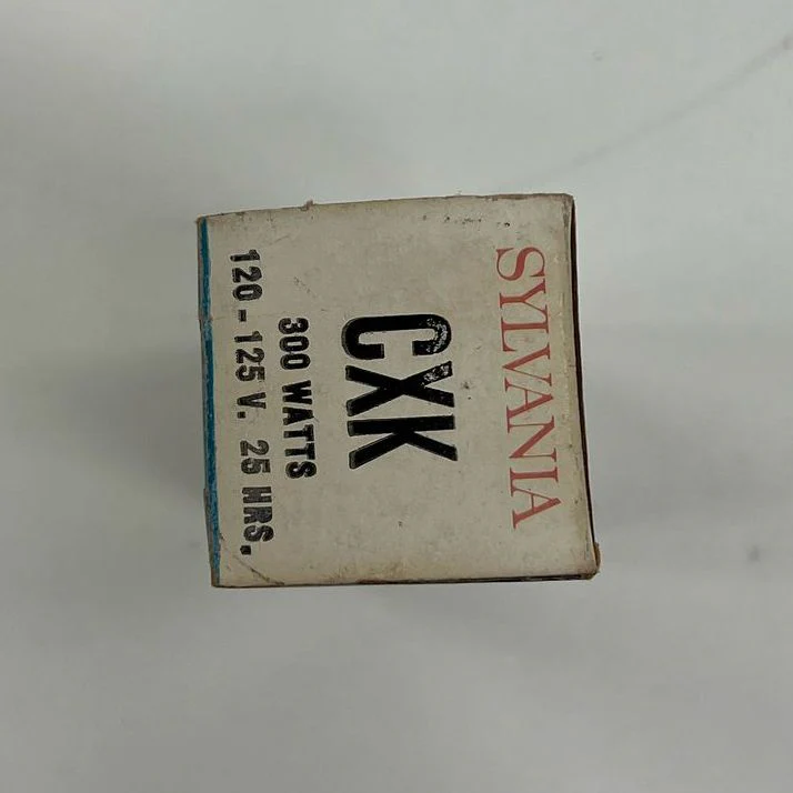 IOB Vintage Sylvania Movie & Still Projector Lamp Bulb Blue Top 300w Light Bulb - Image 5