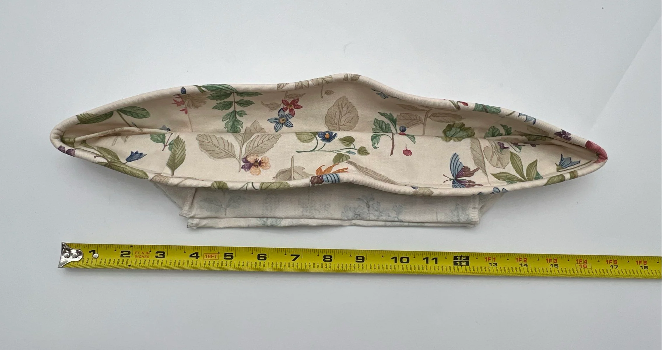 Longaberger Basket Accessories Lot 8 Pieces Liners Garters Napkins Floral Leaf - Image 6