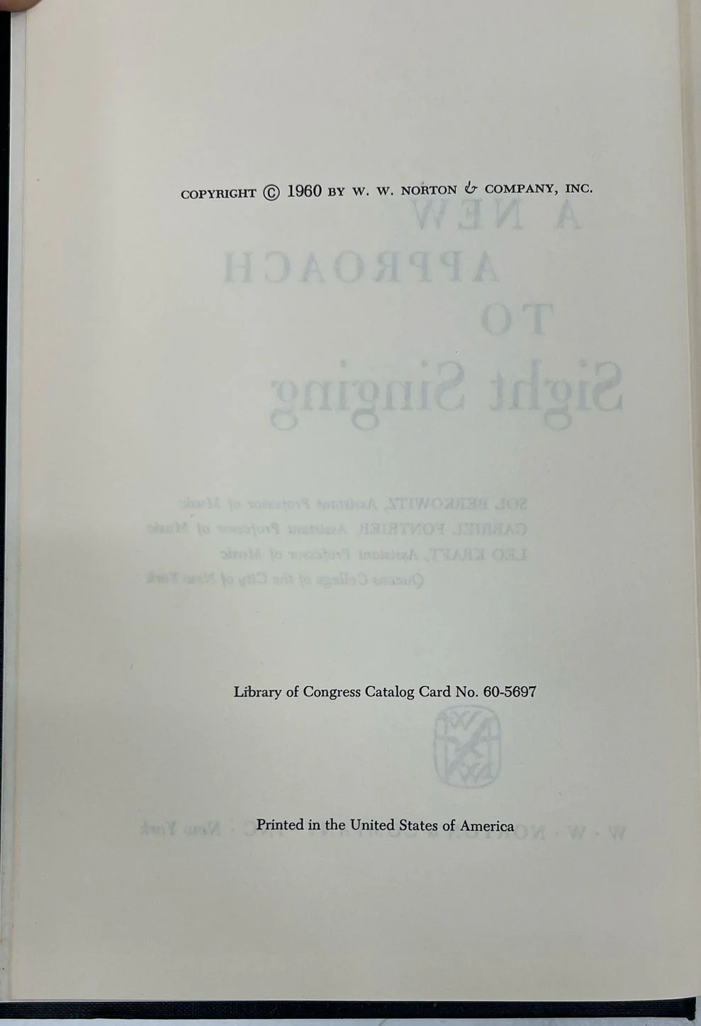 Lot Of 2 Vocal Music Books "Emergent Voice" & "A New Approach to Sight Singing" - Image 4