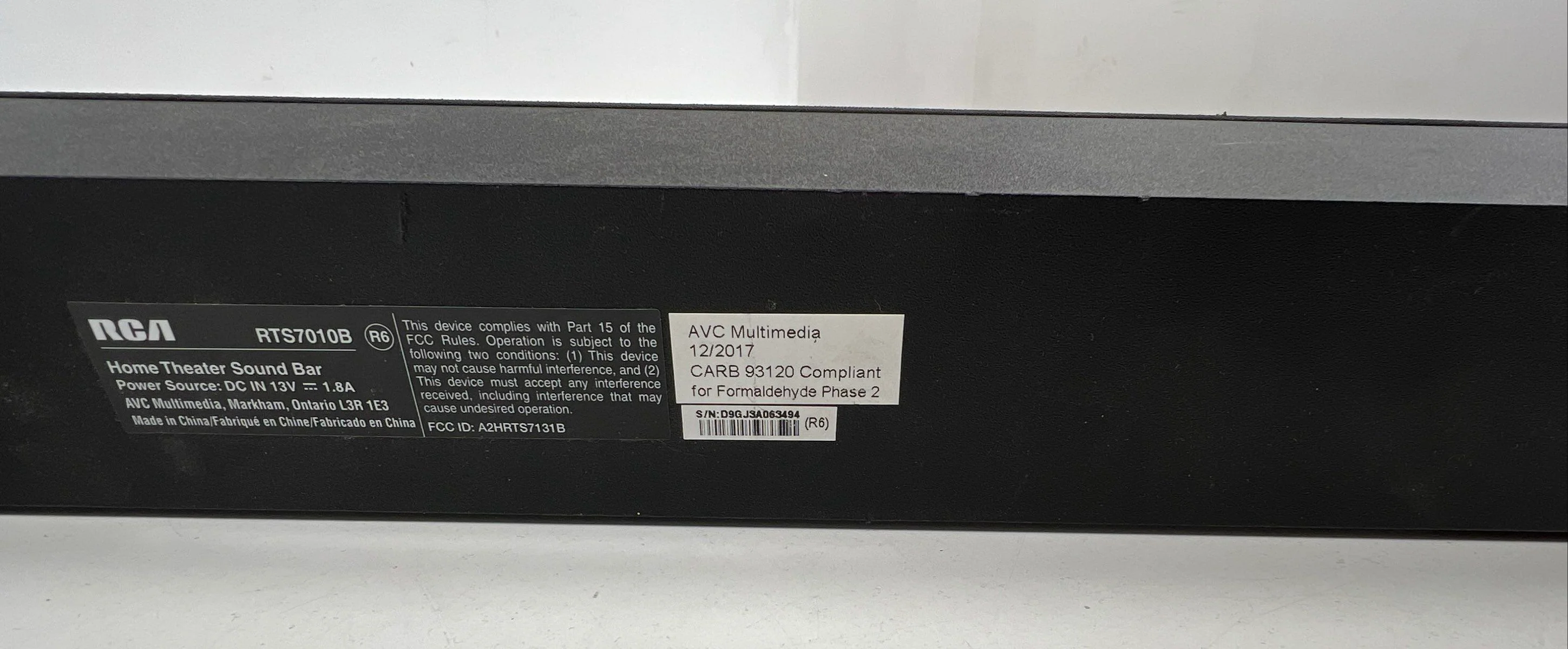 RCA RTS7010B Home Theater Sound Bar Bluetooth 37-Inch Tested - Image 5