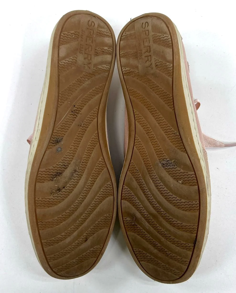 Sperry Pink Leather? Loafer Slip In Casual Lace Up Shoes Women's Size 7 - Image 10