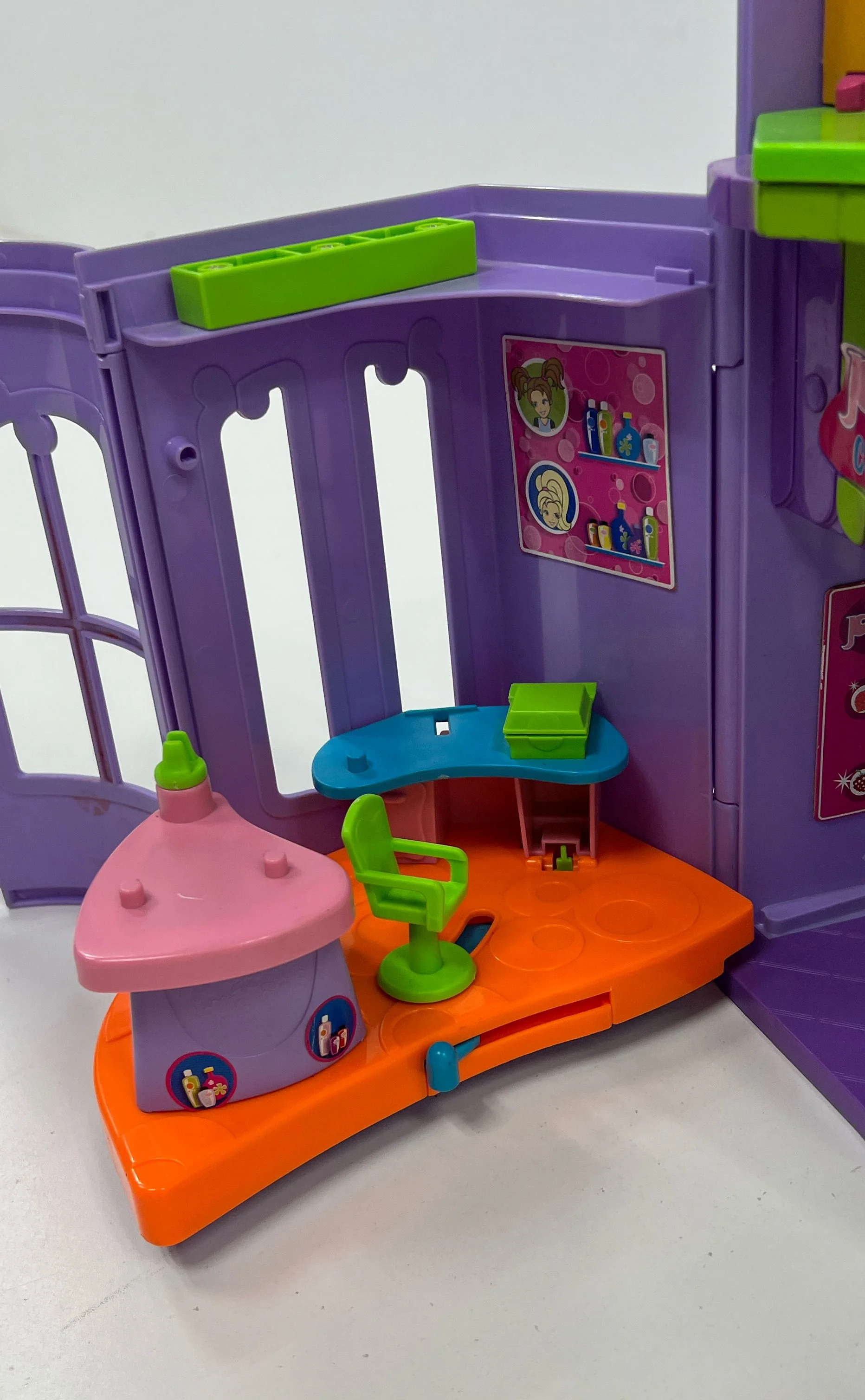 Vintage Collectible Toys Mattel Polly Pocket Mall Cafe Fold Out Play Set Lot - Image 4