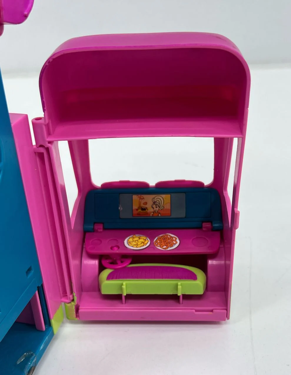 Vintage Collectible Toys Mattel Polly Pocket Triple Decker Fold Out Bus Lot - Image 3