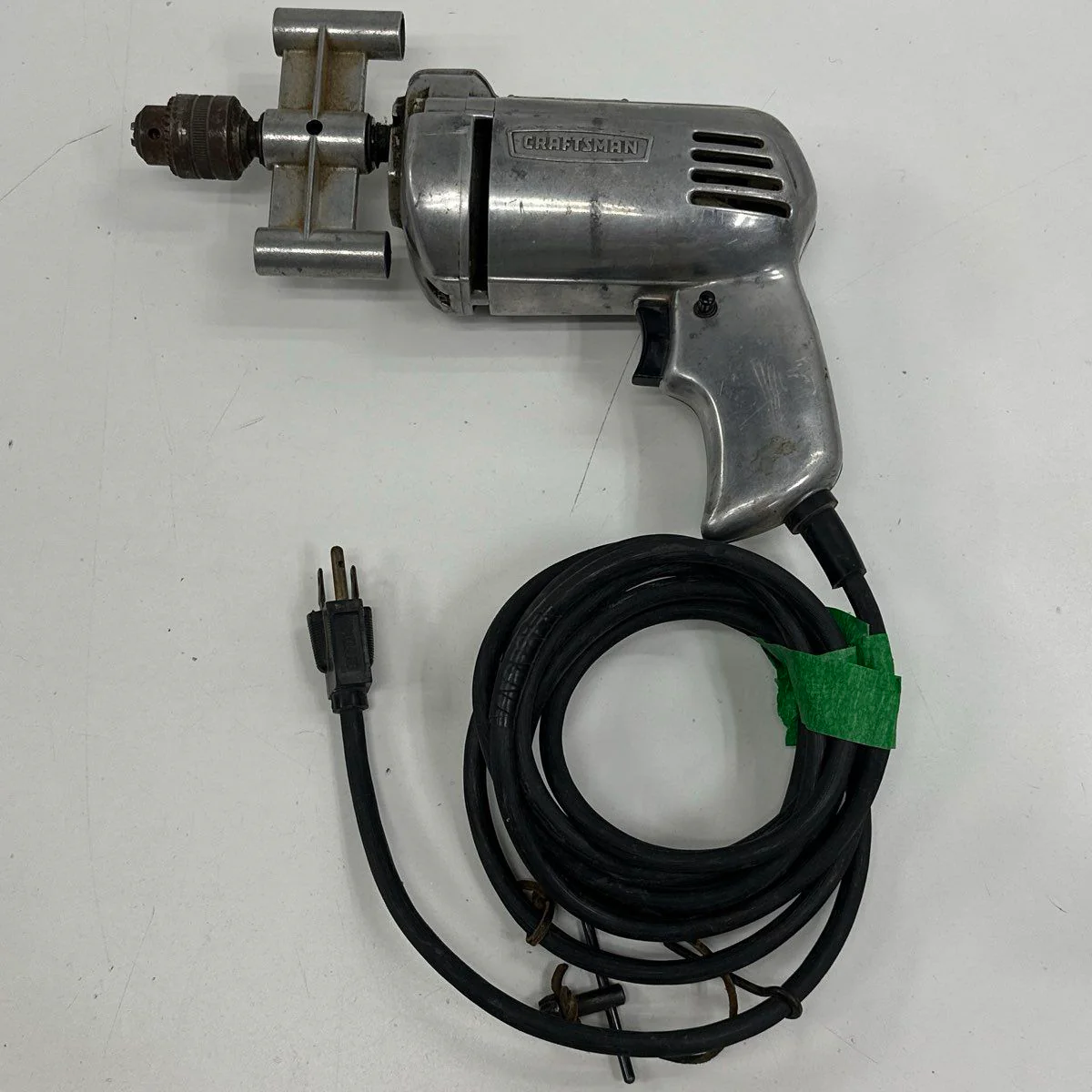 Vintage Craftsman Aluminum Power Drill with Portalign Drill Guide Kit - Image 5