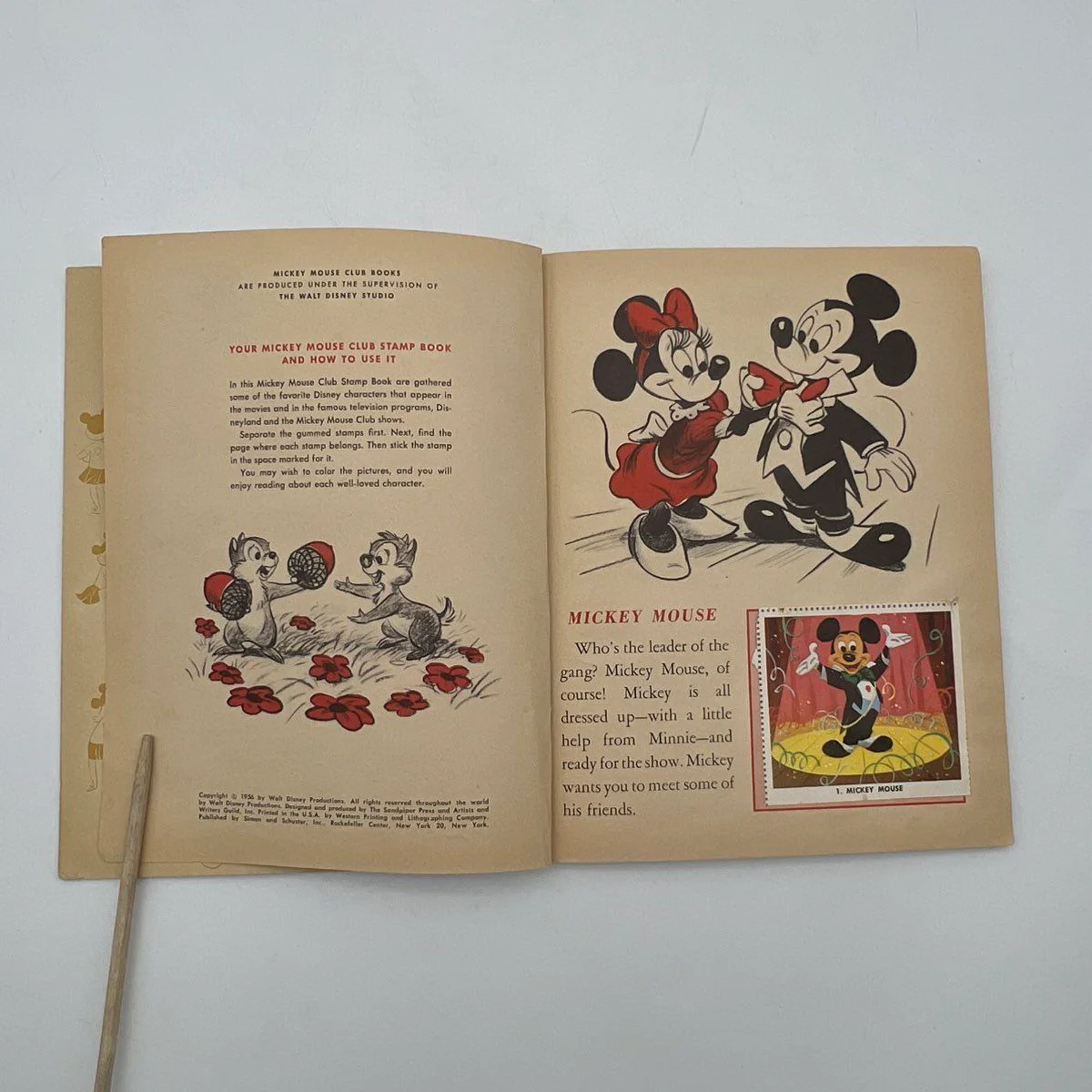 Vintage Disney & Little Golden Book Lot 3 Pieces Mickey Mouse Pluto 1950s-1980s - Image 5