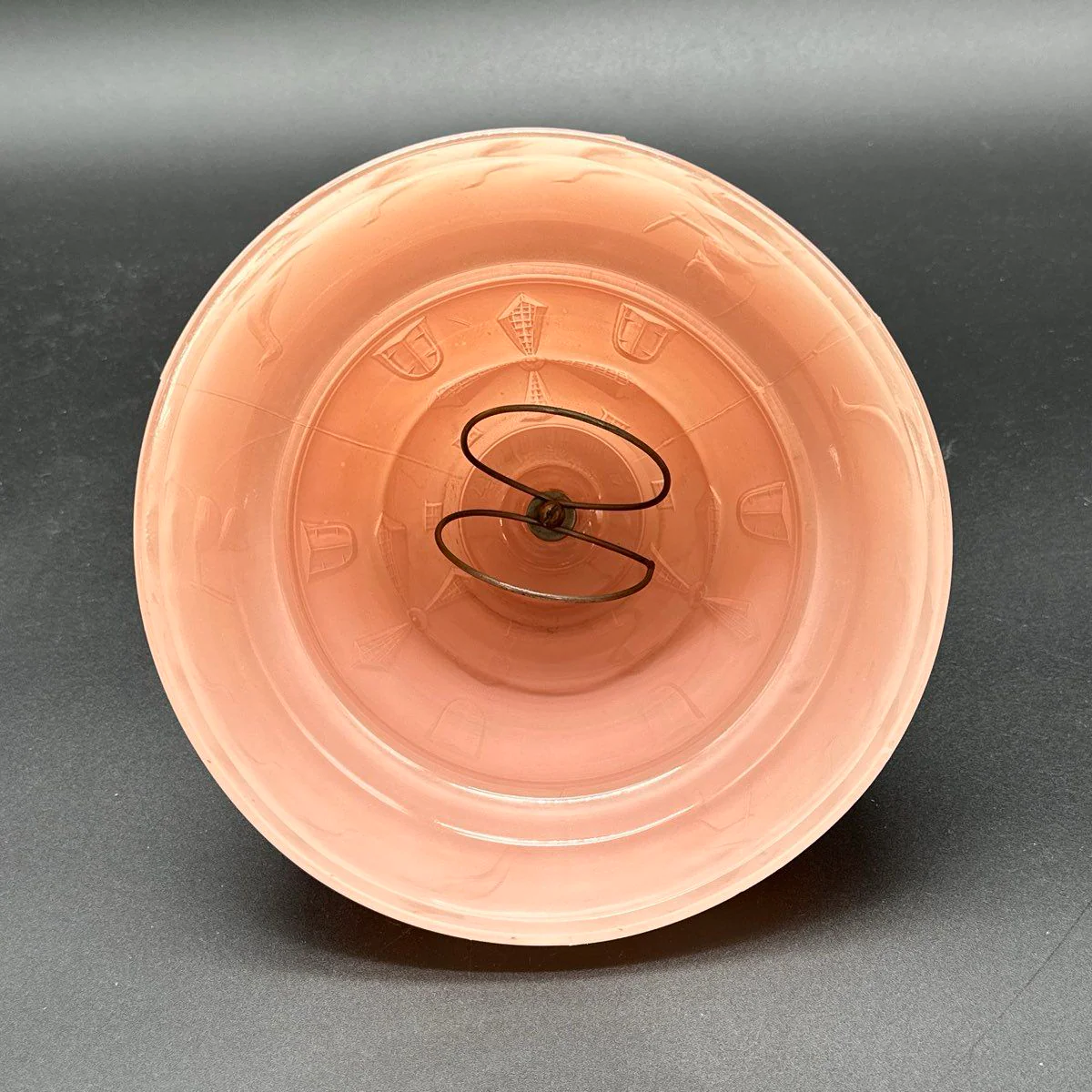 Vintage Mid Century Pink Plastic Table Lamp Dutch Boy Girl Windmill Theme Tested - Image 6