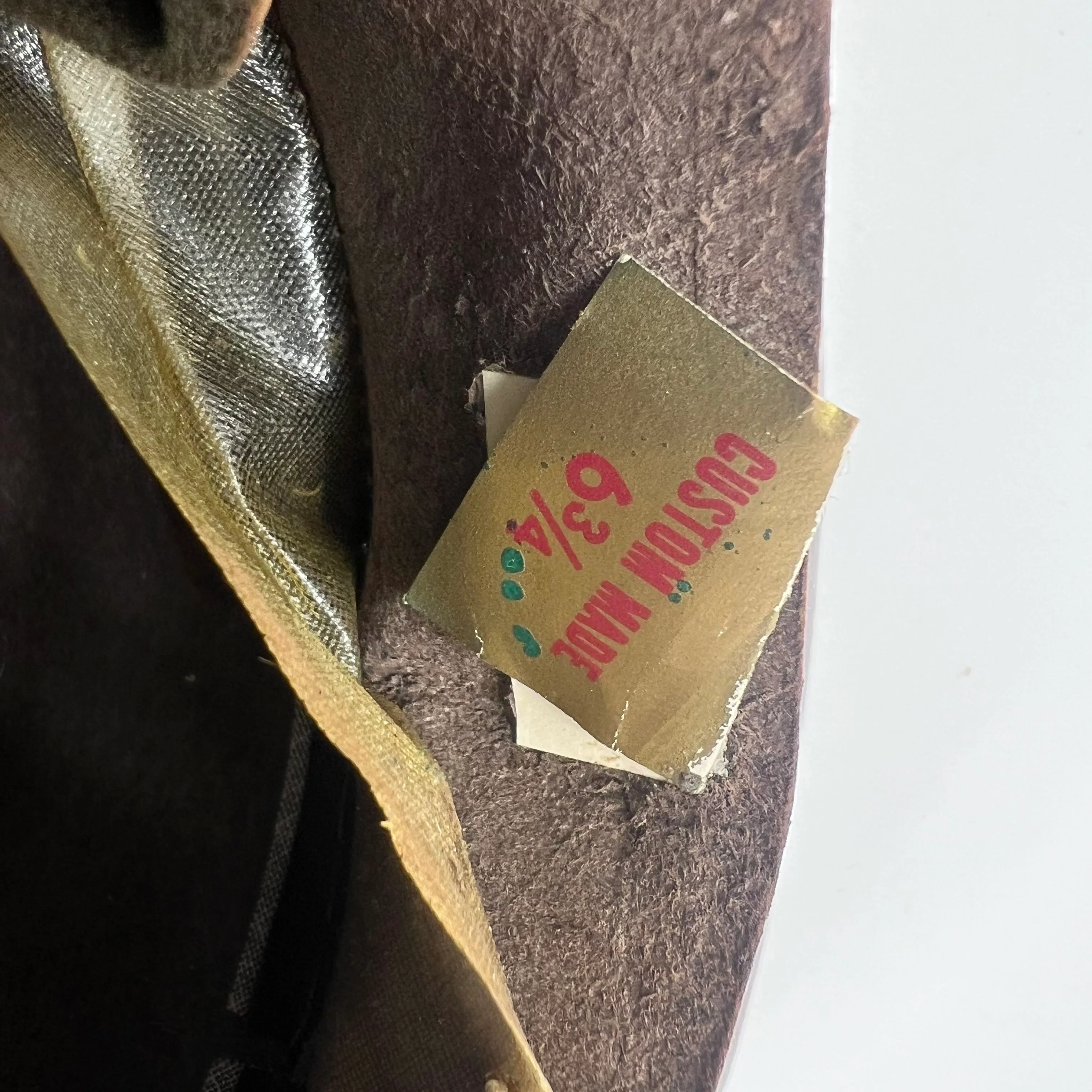 West Texas Western Wear Gray Hat XXXXX Quality Wool Size 6 3/4 *Repairs Needed - Image 11