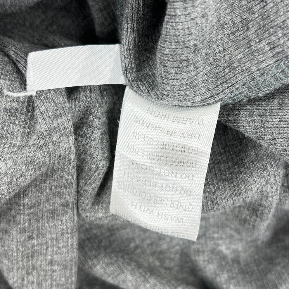 Women's Legoe. Grey Ribbed Knit Maternity Wrap Longline Sweater - Size 1 - Image 9