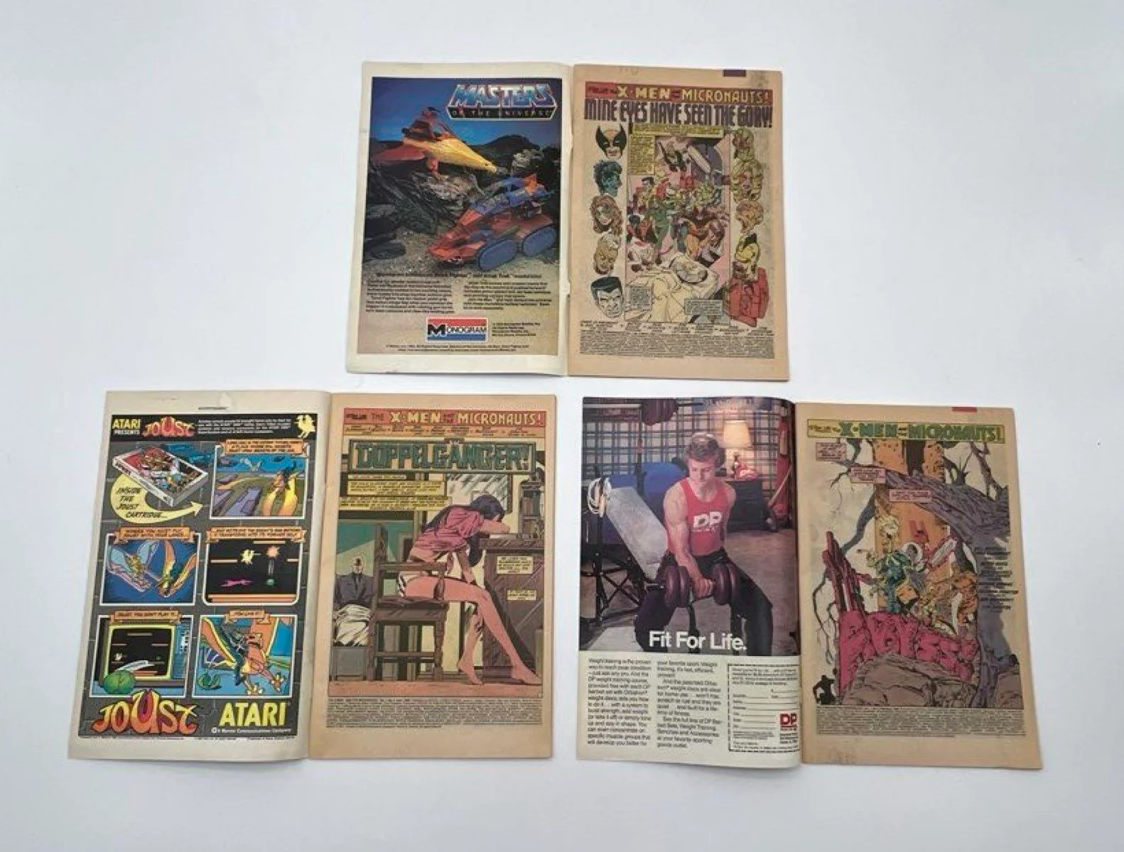 X-Men and the Micronauts #2 #3 #4 Comic Lot Marvel 1984 Limited Series - Image 3