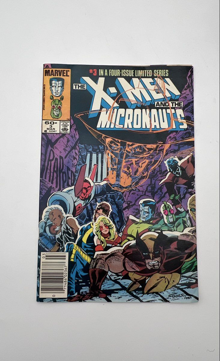 X-Men and the Micronauts #2 #3 #4 Comic Lot Marvel 1984 Limited Series - Image 6