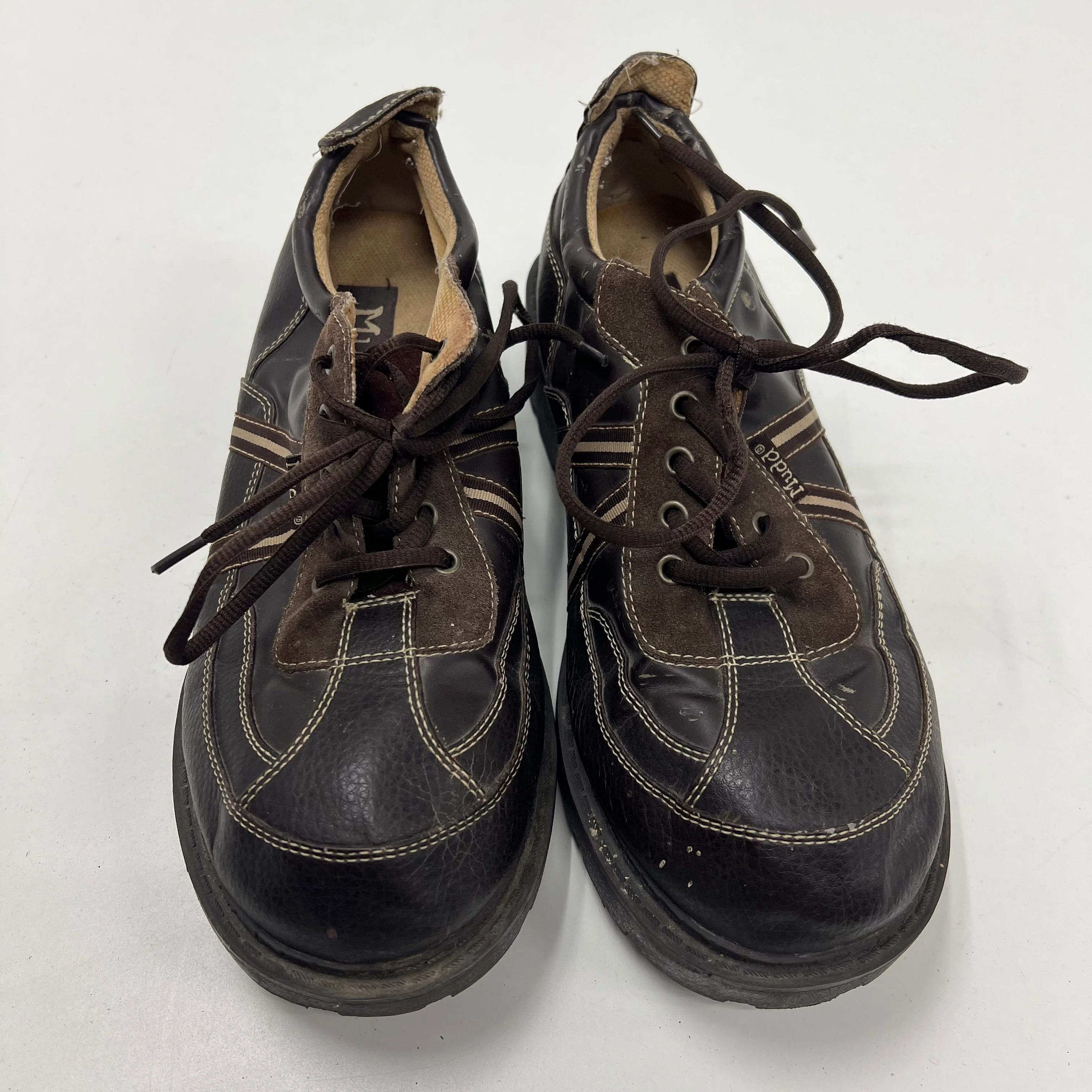 Y2K Mudd Jeffery Platform Loafer Casual Shoe Women 11M Brown - Image 3